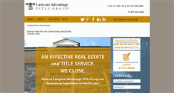 Desktop Screenshot of lawyersadvantage.com